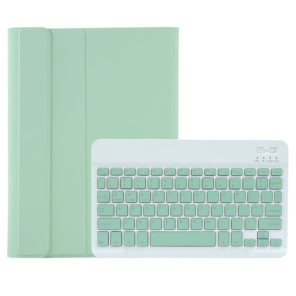 A710B For Samsung Galaxy Tab S9 X710 / X716B / X718U Bluetooth Keyboard Protective Case PU+TPU Flip Tablet Cover with Pen Slot