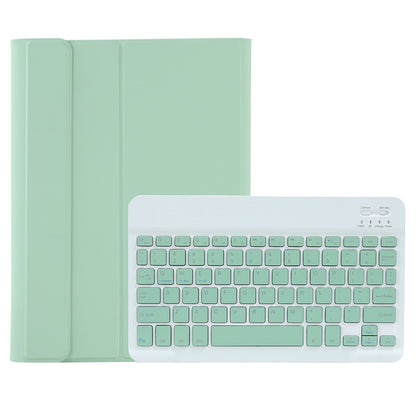 A710B For Samsung Galaxy Tab S9 X710 / X716B / X718U Bluetooth Keyboard Protective Case PU+TPU Flip Tablet Cover with Pen Slot