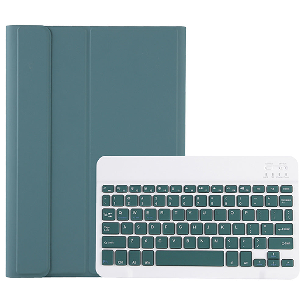 A710B For Samsung Galaxy Tab S9 X710 / X716B / X718U Bluetooth Keyboard Protective Case PU+TPU Flip Tablet Cover with Pen Slot