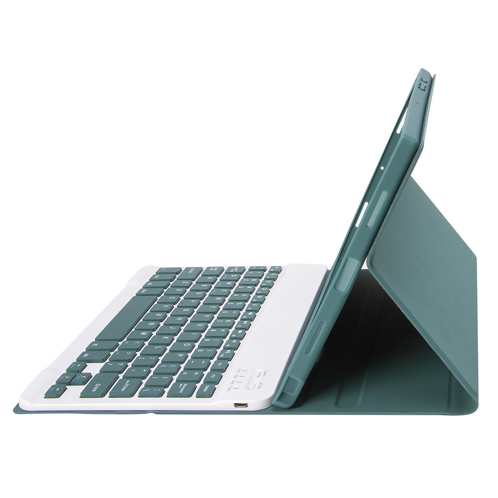A710B For Samsung Galaxy Tab S9 X710 / X716B / X718U Bluetooth Keyboard Protective Case PU+TPU Flip Tablet Cover with Pen Slot