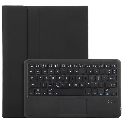 A710B-A For Samsung Galaxy Tab S9 X710 / X716B / X718U TPU+PU Leather Flip Cover with Touchpad Bluetooth Keyboard, Pen Slot Tablet Case