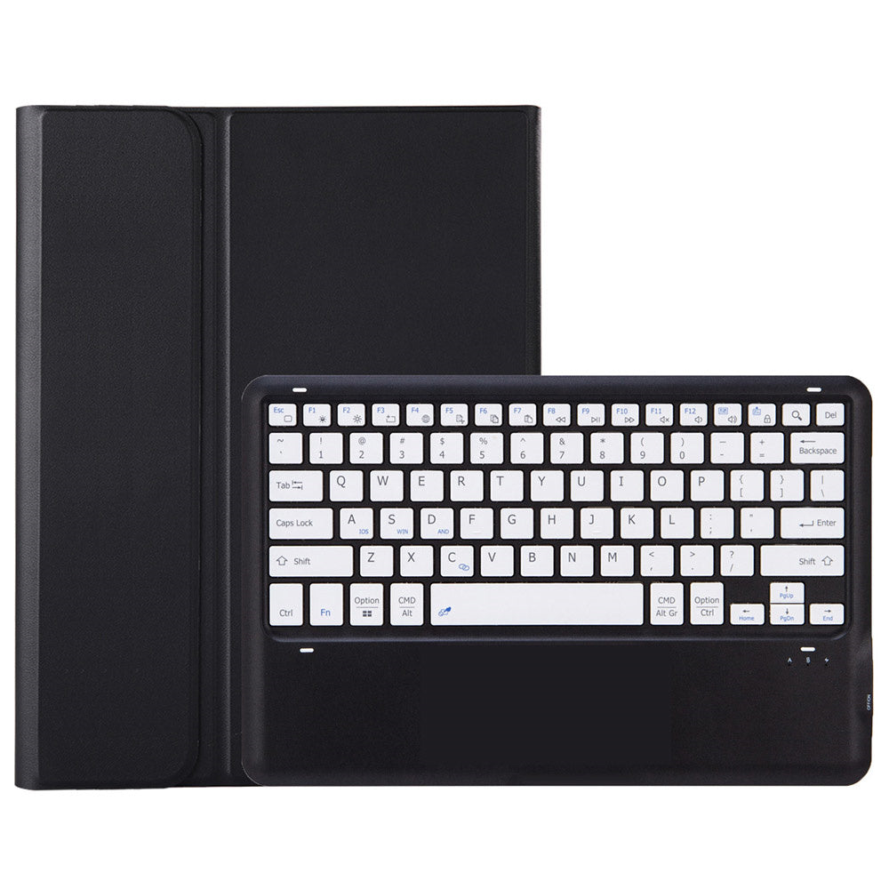 A810B For Samsung Galaxy Tab S9+ X810 / X816 / X818 Detachable Bluetooth Keyboard Case Shockproof Tablet Cover with Pen Slot