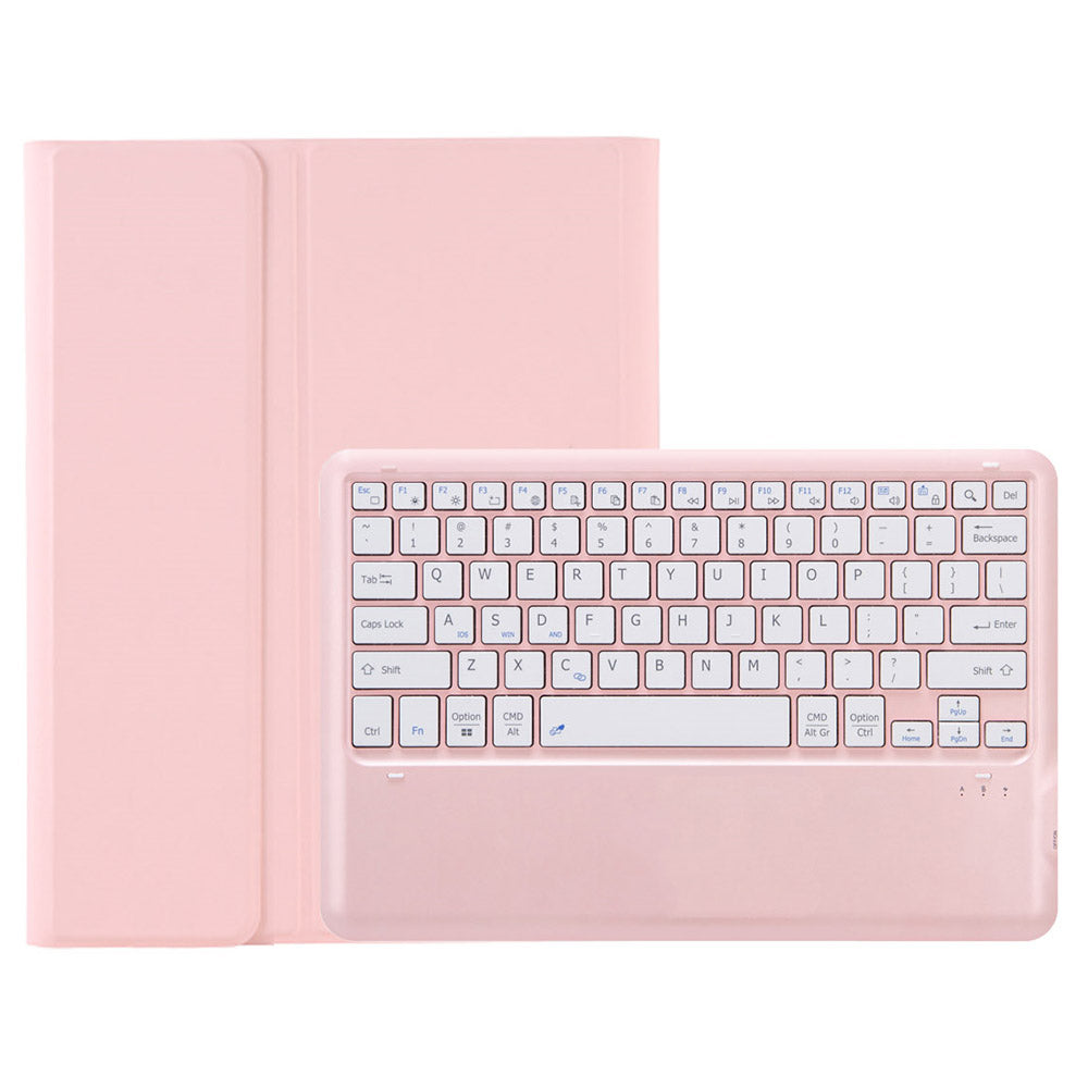 A810B For Samsung Galaxy Tab S9+ X810 / X816 / X818 Detachable Bluetooth Keyboard Case Shockproof Tablet Cover with Pen Slot