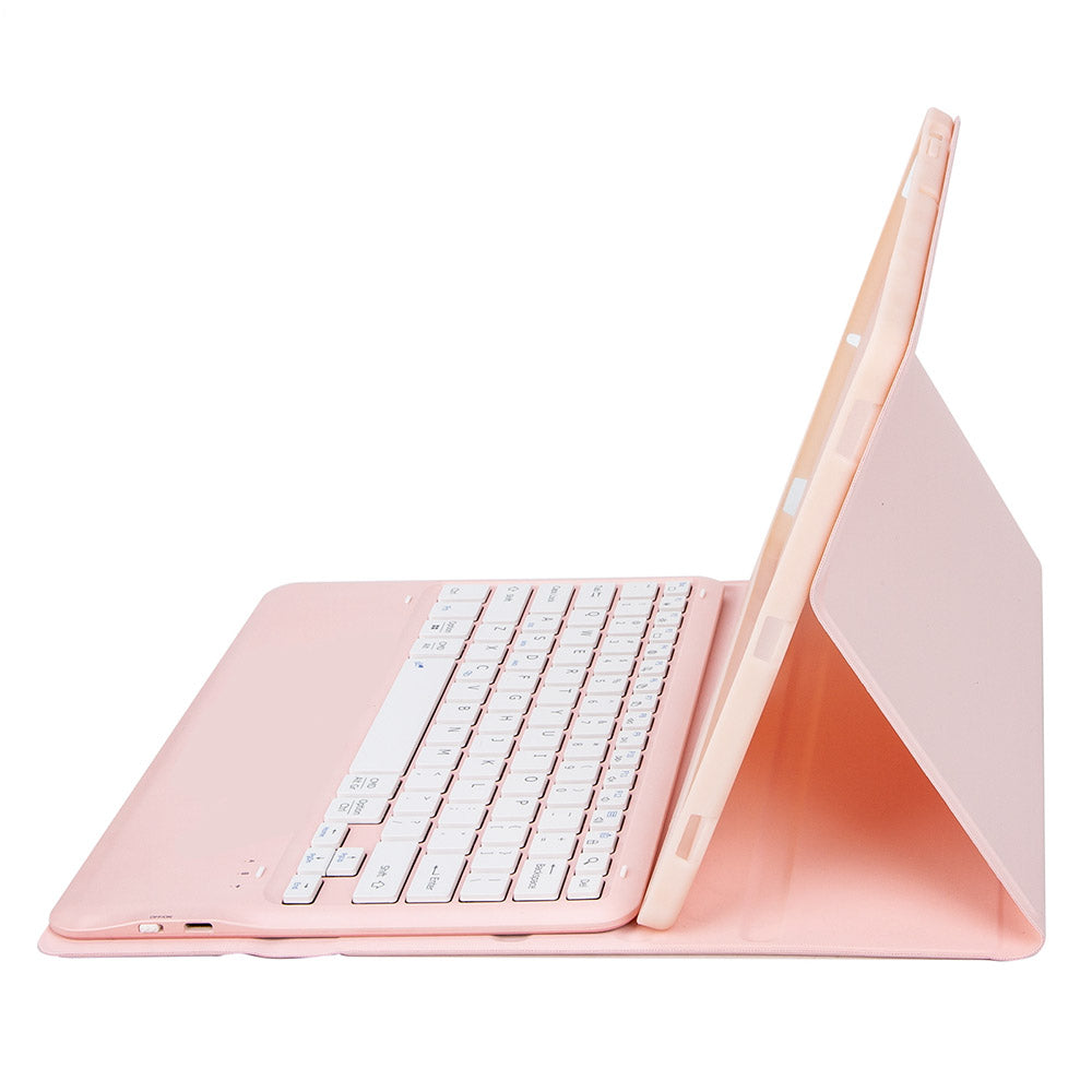 A810B For Samsung Galaxy Tab S9+ X810 / X816 / X818 Detachable Bluetooth Keyboard Case Shockproof Tablet Cover with Pen Slot
