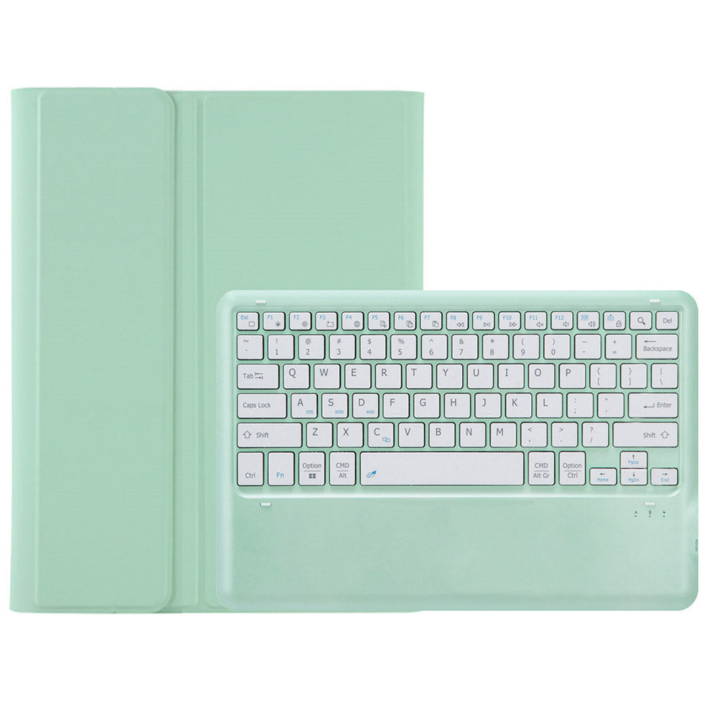 A810B For Samsung Galaxy Tab S9+ X810 / X816 / X818 Detachable Bluetooth Keyboard Case Shockproof Tablet Cover with Pen Slot