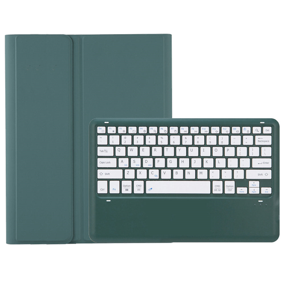 A810B For Samsung Galaxy Tab S9+ X810 / X816 / X818 Detachable Bluetooth Keyboard Case Shockproof Tablet Cover with Pen Slot