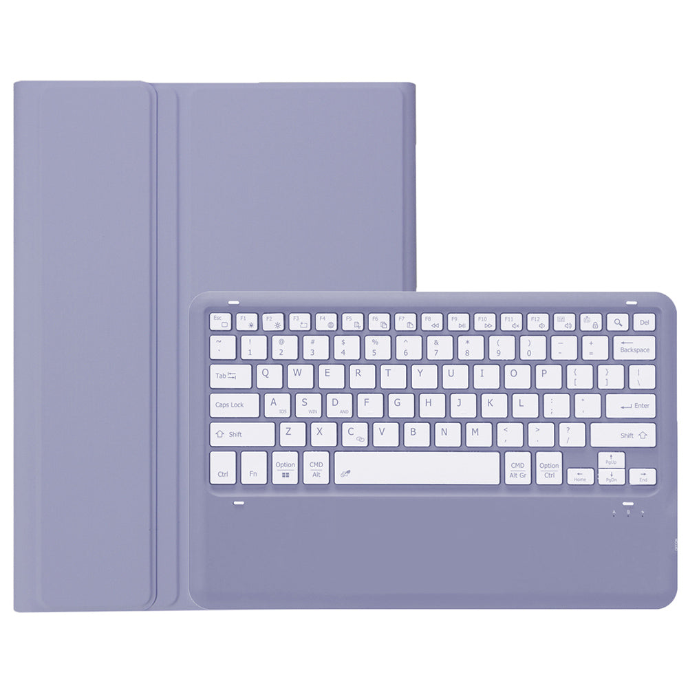 A810B For Samsung Galaxy Tab S9+ X810 / X816 / X818 Detachable Bluetooth Keyboard Case Shockproof Tablet Cover with Pen Slot