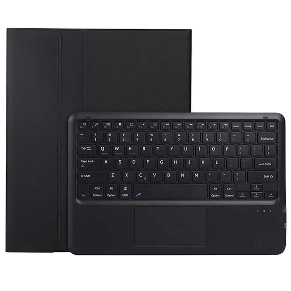 A810B-A For Samsung Galaxy Tab S9+ X810 / X816 / X818 Detachable Bluetooth Keyboard Case with Touchpad, Protective Tablet Case