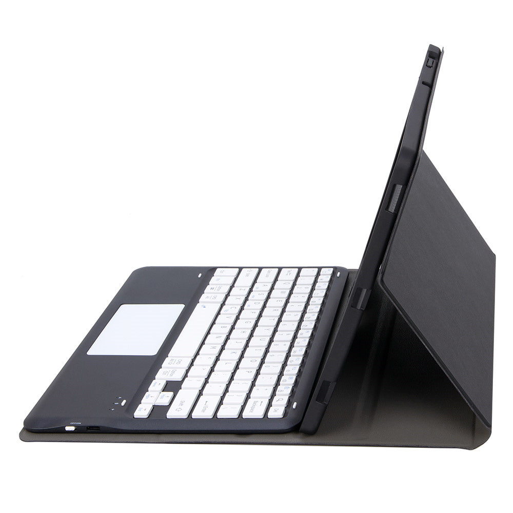 A810B-A For Samsung Galaxy Tab S9+ X810 / X816 / X818 Detachable Bluetooth Keyboard Case with Touchpad, Protective Tablet Case