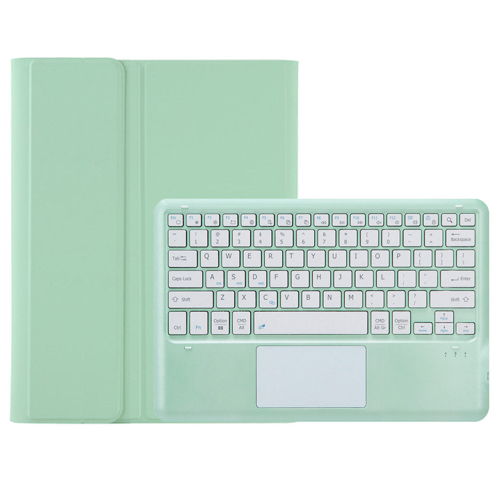 A810B-A For Samsung Galaxy Tab S9+ X810 / X816 / X818 Detachable Bluetooth Keyboard Case with Touchpad, Protective Tablet Case