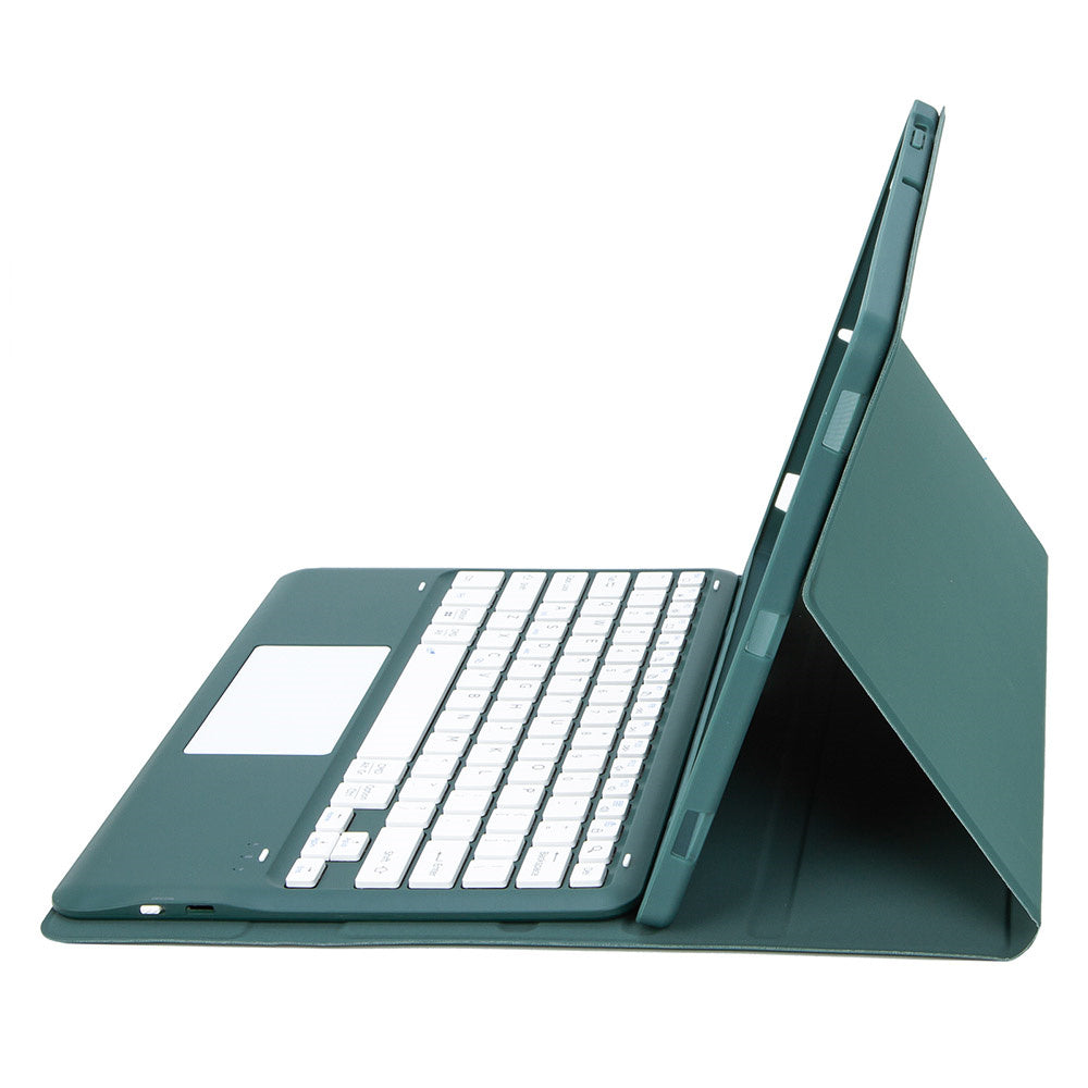 A810B-A For Samsung Galaxy Tab S9+ X810 / X816 / X818 Detachable Bluetooth Keyboard Case with Touchpad, Protective Tablet Case