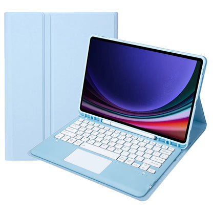 A810B-A For Samsung Galaxy Tab S9+ X810 / X816 / X818 Detachable Bluetooth Keyboard Case with Touchpad, Protective Tablet Case