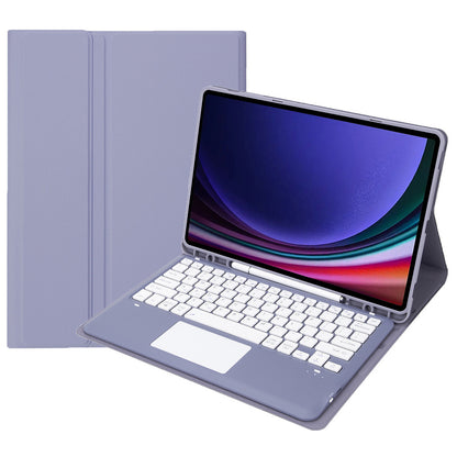 A810B-A For Samsung Galaxy Tab S9+ X810 / X816 / X818 Detachable Bluetooth Keyboard Case with Touchpad, Protective Tablet Case