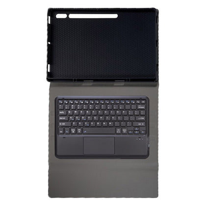 A910B-A For Samsung Galaxy Tab S9 Ultra X910 / X916B / X918U Removable Bluetooth Keyboard with TouchPad Protective Case