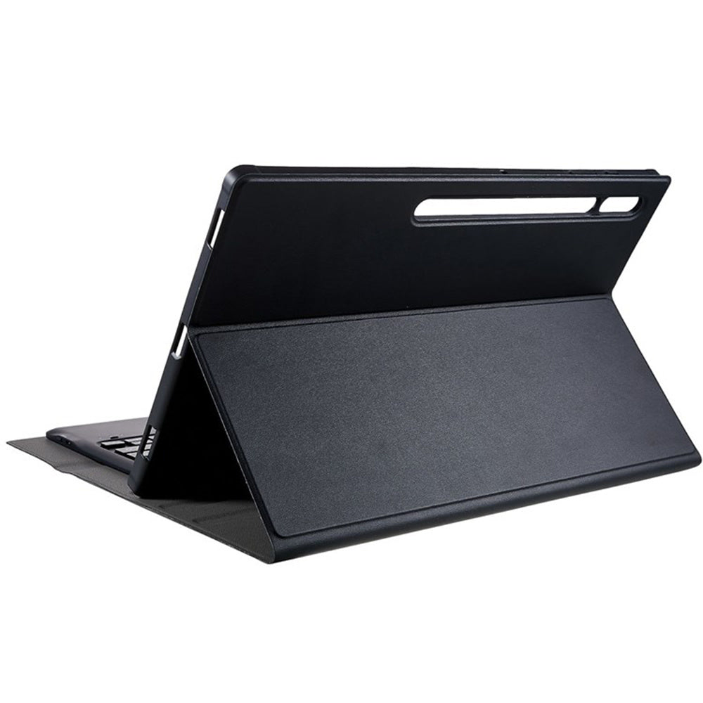 A910B-A For Samsung Galaxy Tab S9 Ultra X910 / X916B / X918U Removable Bluetooth Keyboard with TouchPad Protective Case