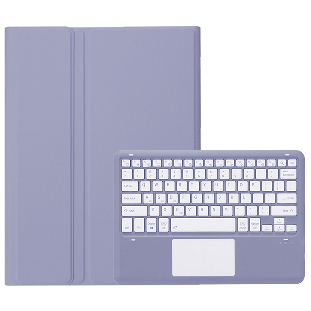 A910B-A For Samsung Galaxy Tab S9 Ultra X910 / X916B / X918U Removable Bluetooth Keyboard with TouchPad Protective Case