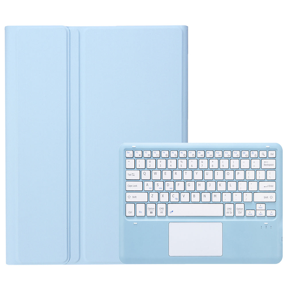 A910B-A For Samsung Galaxy Tab S9 Ultra X910 / X916B / X918U Removable Bluetooth Keyboard with TouchPad Protective Case