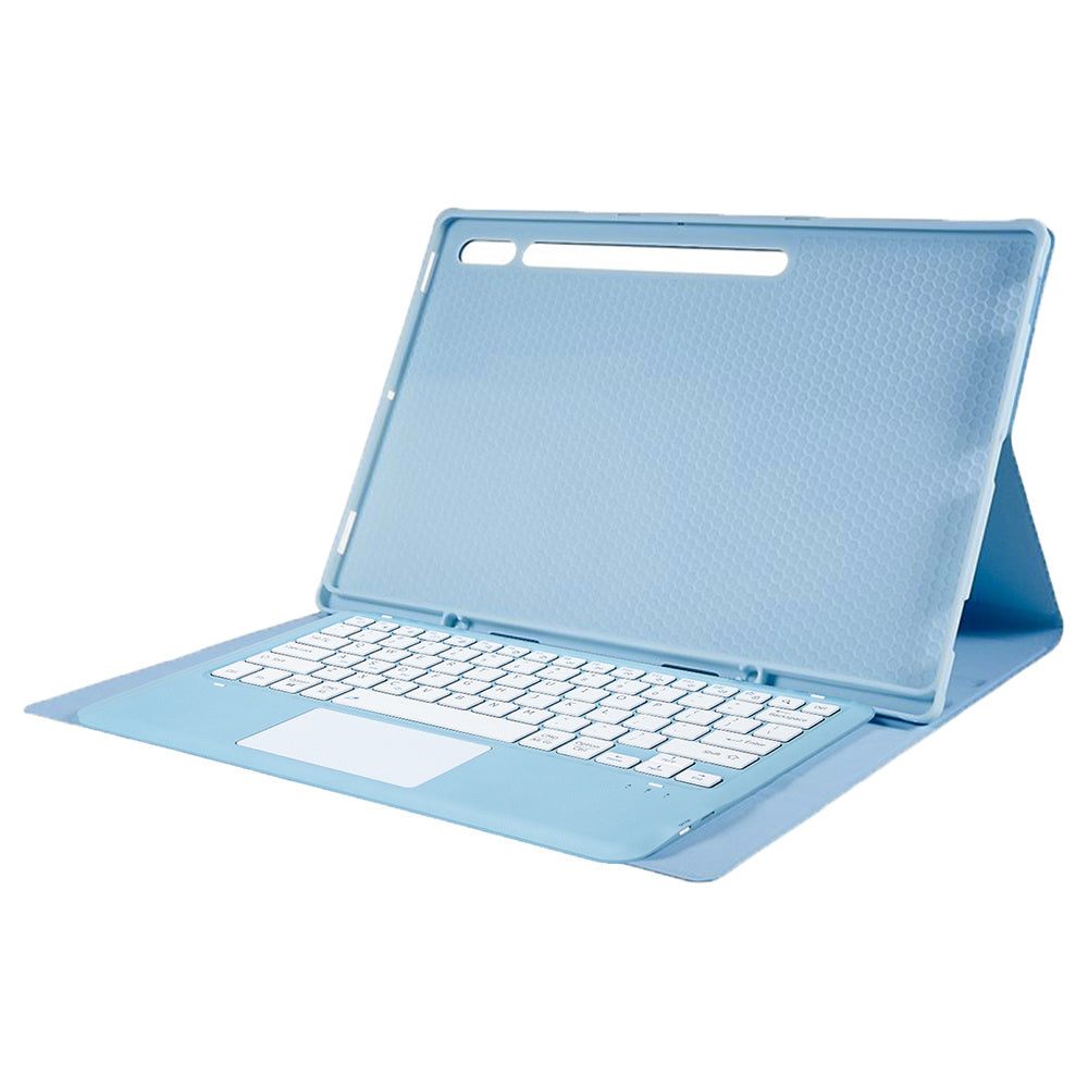 A910B-A For Samsung Galaxy Tab S9 Ultra X910 / X916B / X918U Removable Bluetooth Keyboard with TouchPad Protective Case