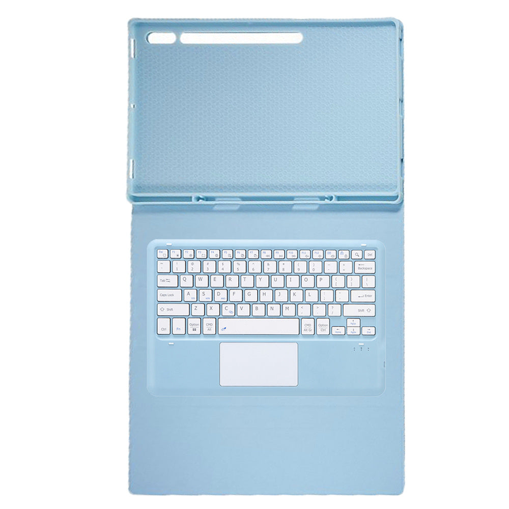 A910B-A For Samsung Galaxy Tab S9 Ultra X910 / X916B / X918U Removable Bluetooth Keyboard with TouchPad Protective Case