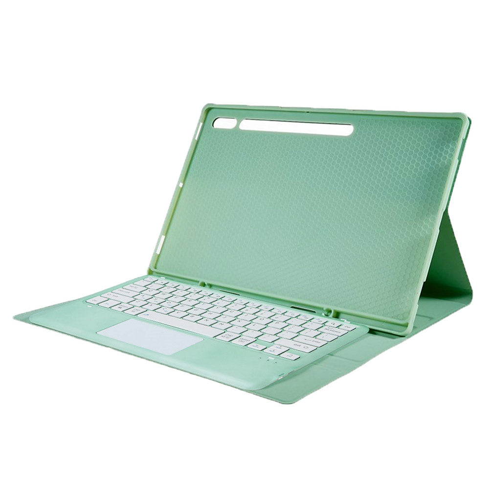 A910B-A For Samsung Galaxy Tab S9 Ultra X910 / X916B / X918U Removable Bluetooth Keyboard with TouchPad Protective Case