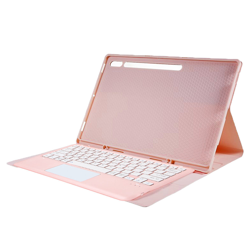 A910B-A For Samsung Galaxy Tab S9 Ultra X910 / X916B / X918U Removable Bluetooth Keyboard with TouchPad Protective Case