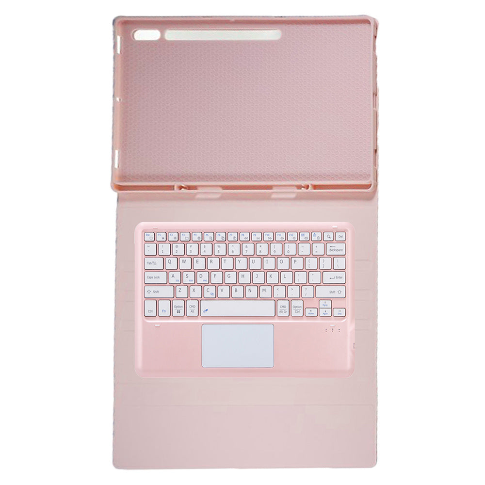 A910B-A For Samsung Galaxy Tab S9 Ultra X910 / X916B / X918U Removable Bluetooth Keyboard with TouchPad Protective Case
