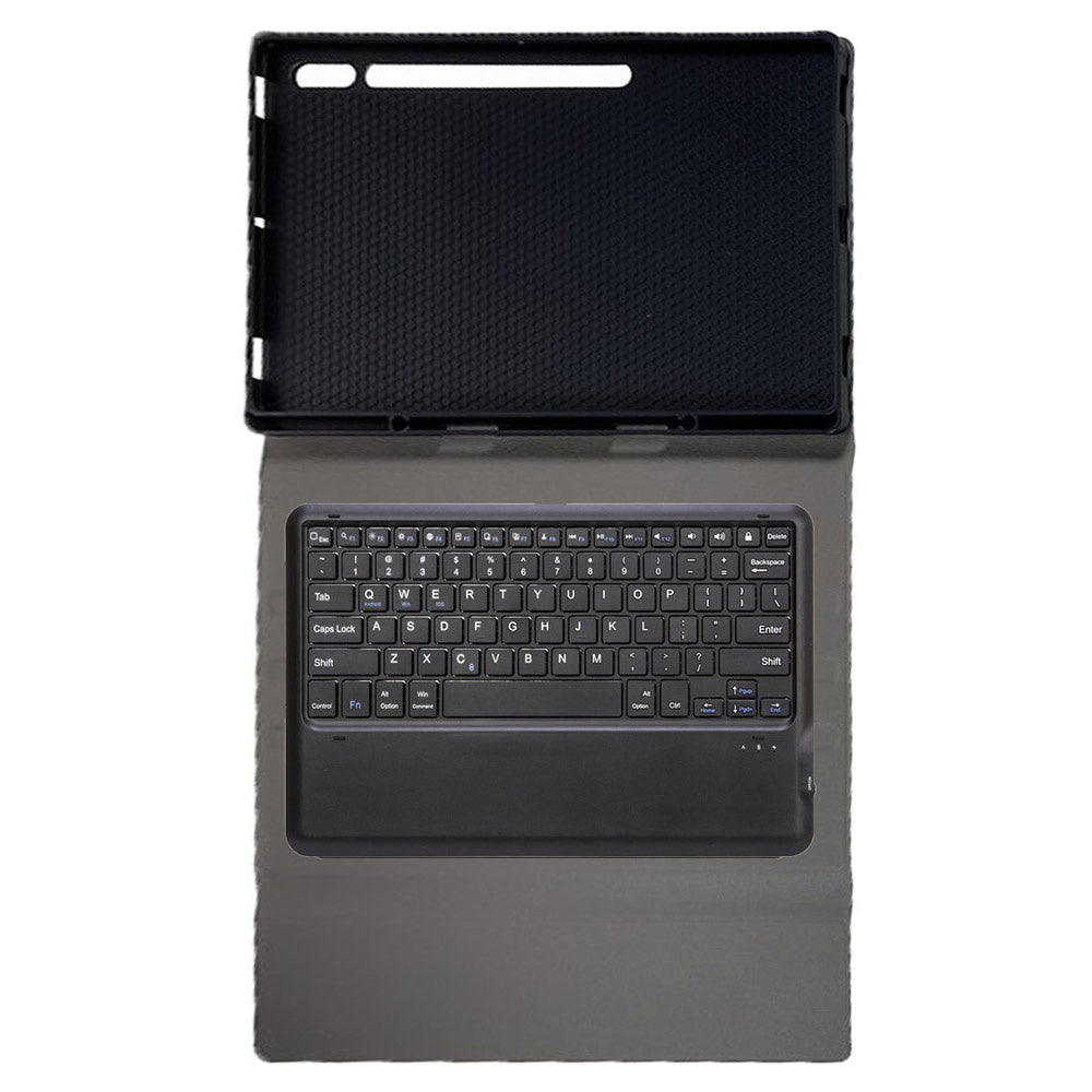 A910B For Samsung Galaxy Tab S9 Ultra X910 / X916B / X918U Detachable Bluetooth Keyboard Case Pencil Slot Protective Tablet Case