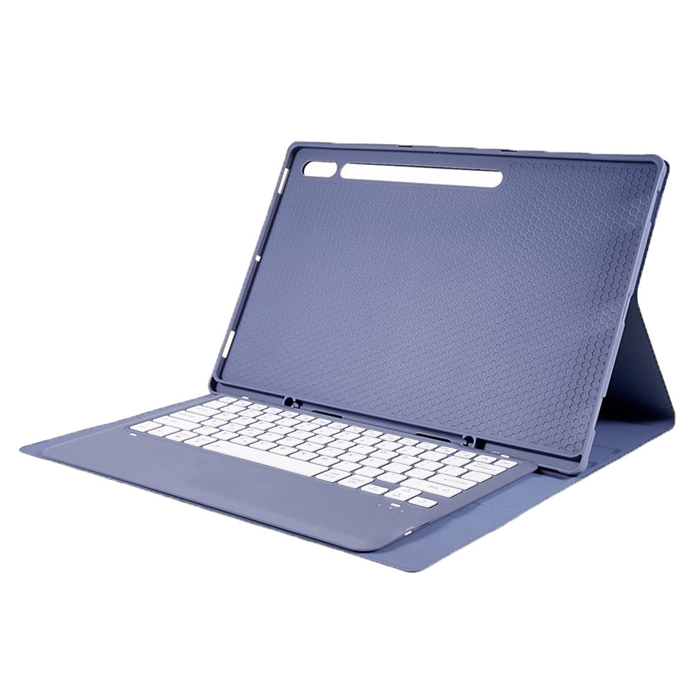 A910B For Samsung Galaxy Tab S9 Ultra X910 / X916B / X918U Detachable Bluetooth Keyboard Case Pencil Slot Protective Tablet Case