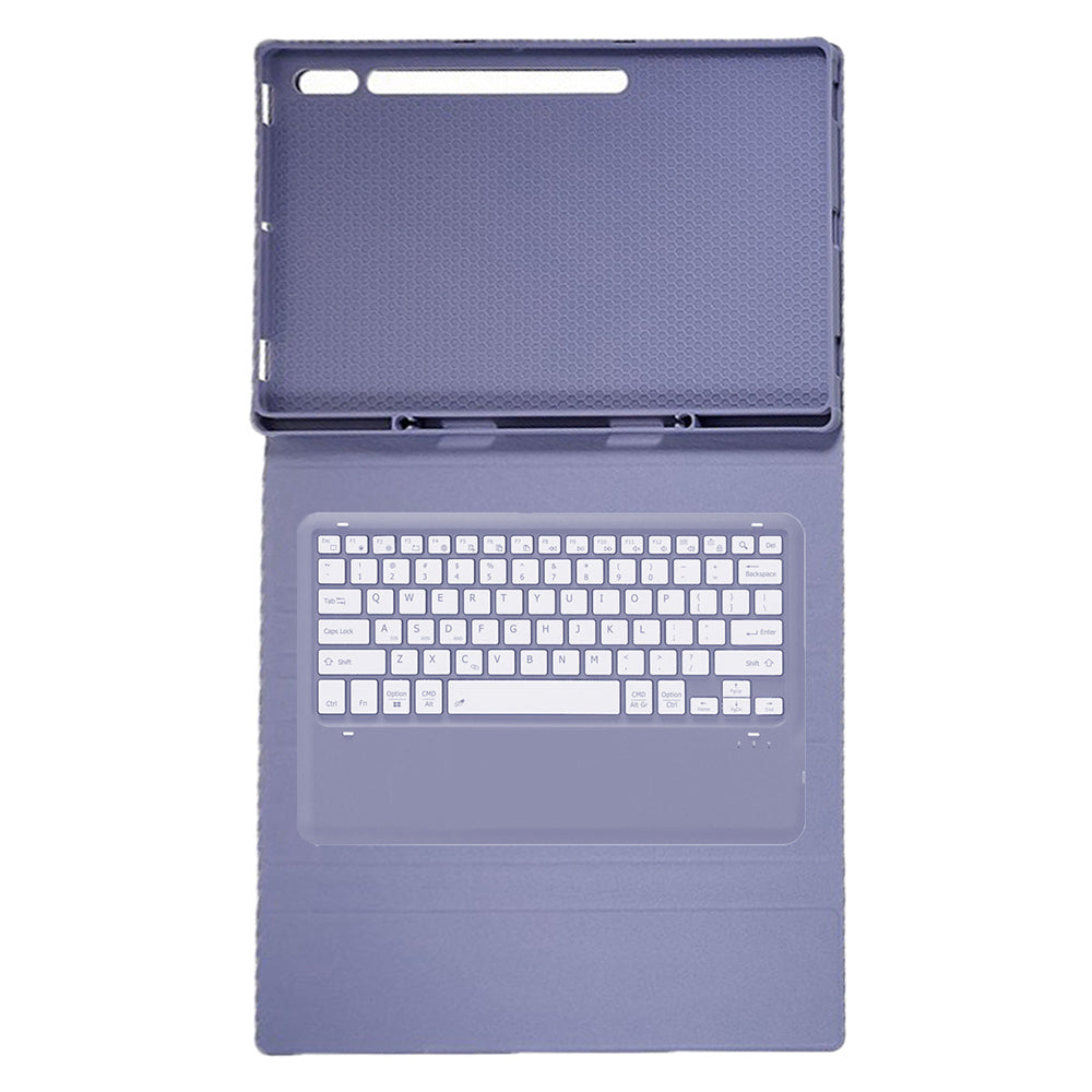 A910B For Samsung Galaxy Tab S9 Ultra X910 / X916B / X918U Detachable Bluetooth Keyboard Case Pencil Slot Protective Tablet Case