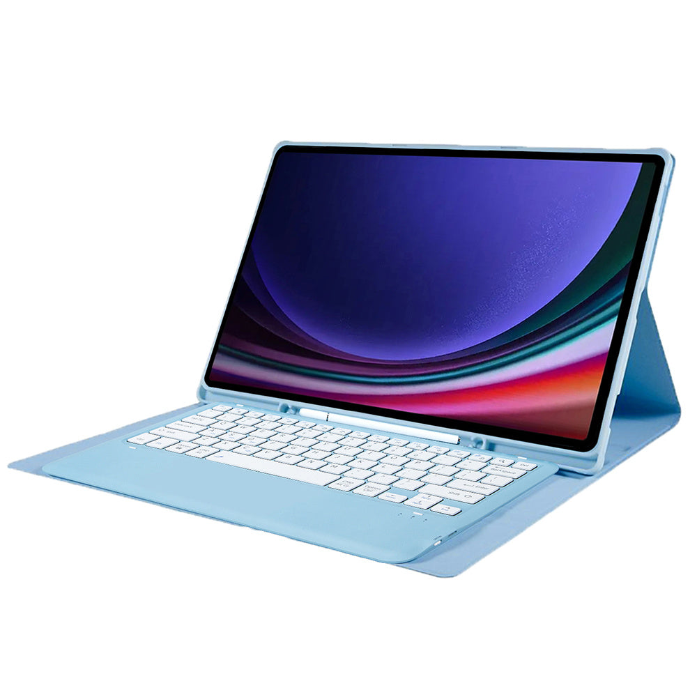 A910B For Samsung Galaxy Tab S9 Ultra X910 / X916B / X918U Detachable Bluetooth Keyboard Case Pencil Slot Protective Tablet Case