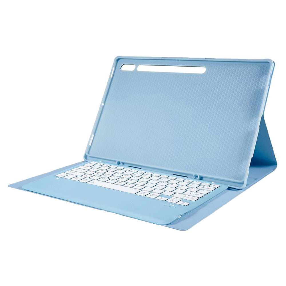 A910B For Samsung Galaxy Tab S9 Ultra X910 / X916B / X918U Detachable Bluetooth Keyboard Case Pencil Slot Protective Tablet Case