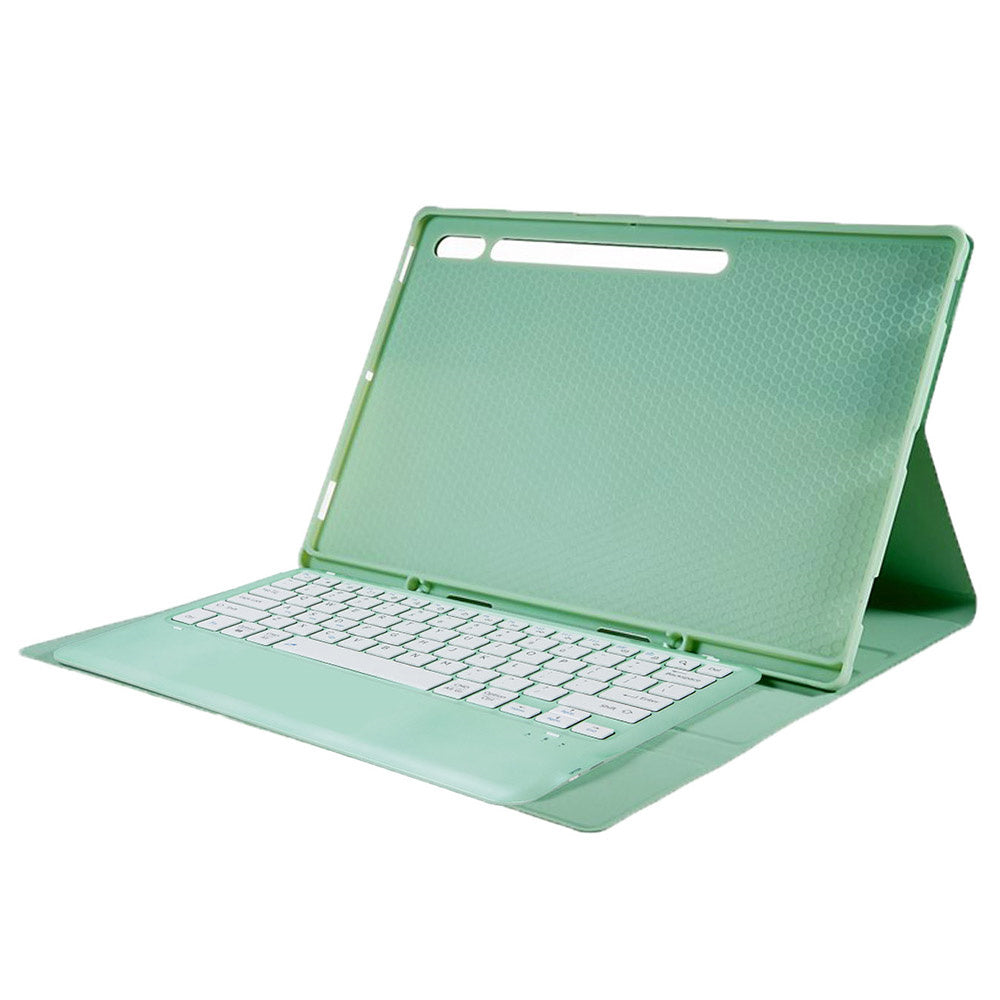 A910B For Samsung Galaxy Tab S9 Ultra X910 / X916B / X918U Detachable Bluetooth Keyboard Case Pencil Slot Protective Tablet Case