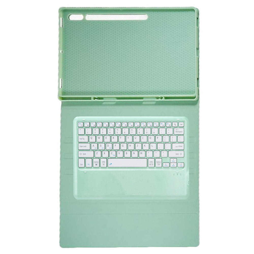 A910B For Samsung Galaxy Tab S9 Ultra X910 / X916B / X918U Detachable Bluetooth Keyboard Case Pencil Slot Protective Tablet Case