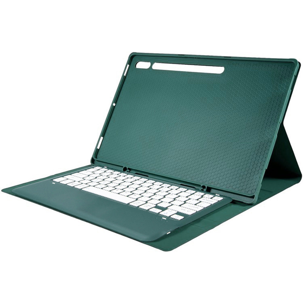 A910B For Samsung Galaxy Tab S9 Ultra X910 / X916B / X918U Detachable Bluetooth Keyboard Case Pencil Slot Protective Tablet Case