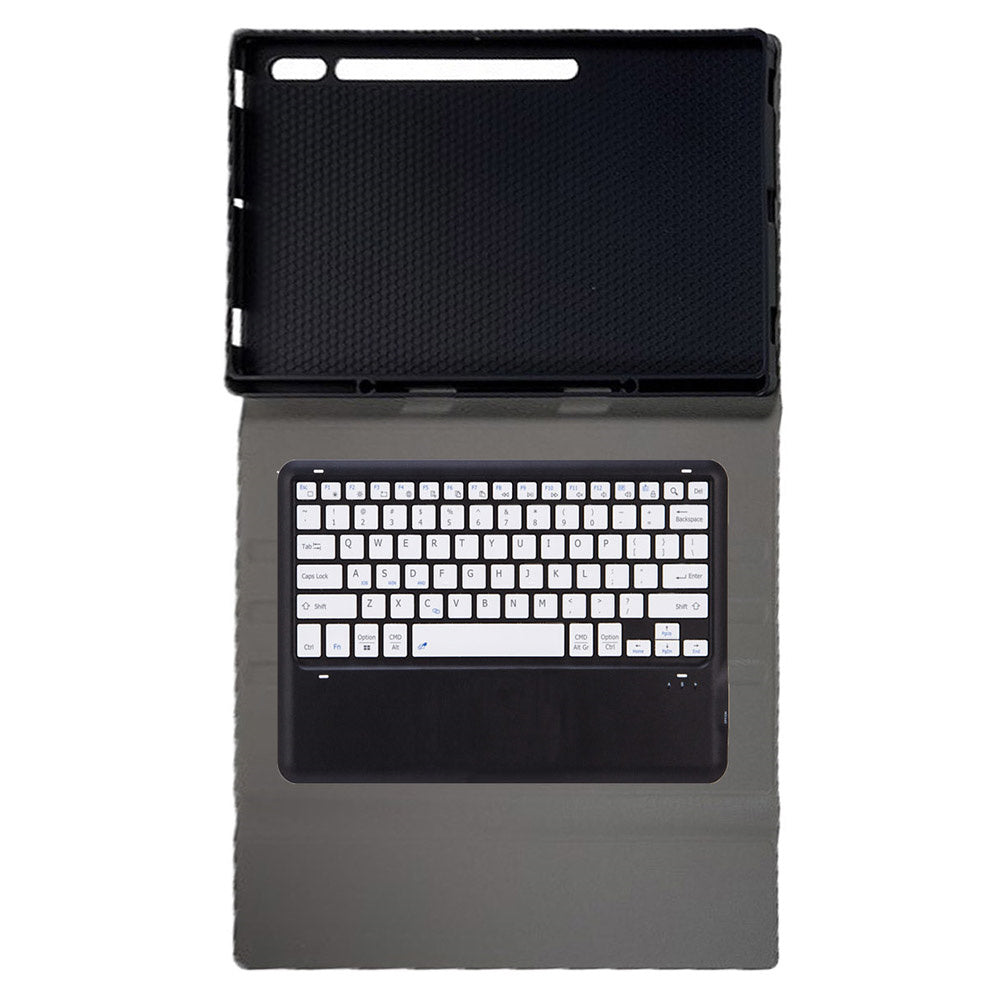 A910B For Samsung Galaxy Tab S9 Ultra X910 / X916B / X918U Detachable Bluetooth Keyboard Case Pencil Slot Protective Tablet Case