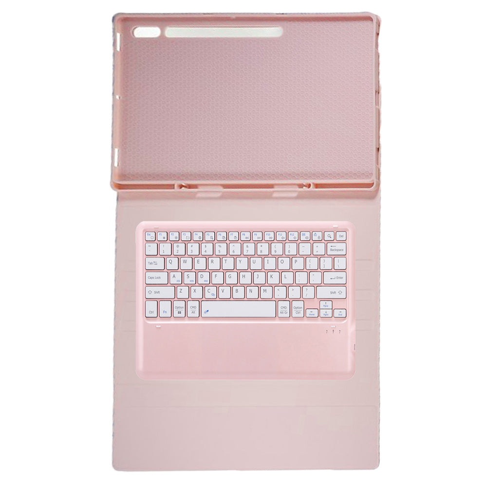 A910B For Samsung Galaxy Tab S9 Ultra X910 / X916B / X918U Detachable Bluetooth Keyboard Case Pencil Slot Protective Tablet Case