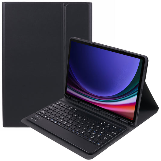 SK-X810D For Samsung Galaxy Tab S9+ (X810 / X816B / X818U) Backlit Touchpad Bluetooth Keyboard PU+PC Tablet Case