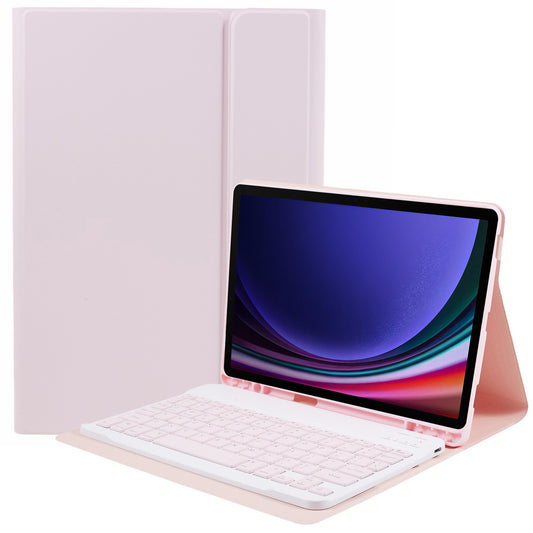 SK-X710 For Samsung Galaxy Tab S9 (X710 / 716B / 718U) Slim Bluetooth Keyboard Anti-Drop PU+PC Tablet Case
