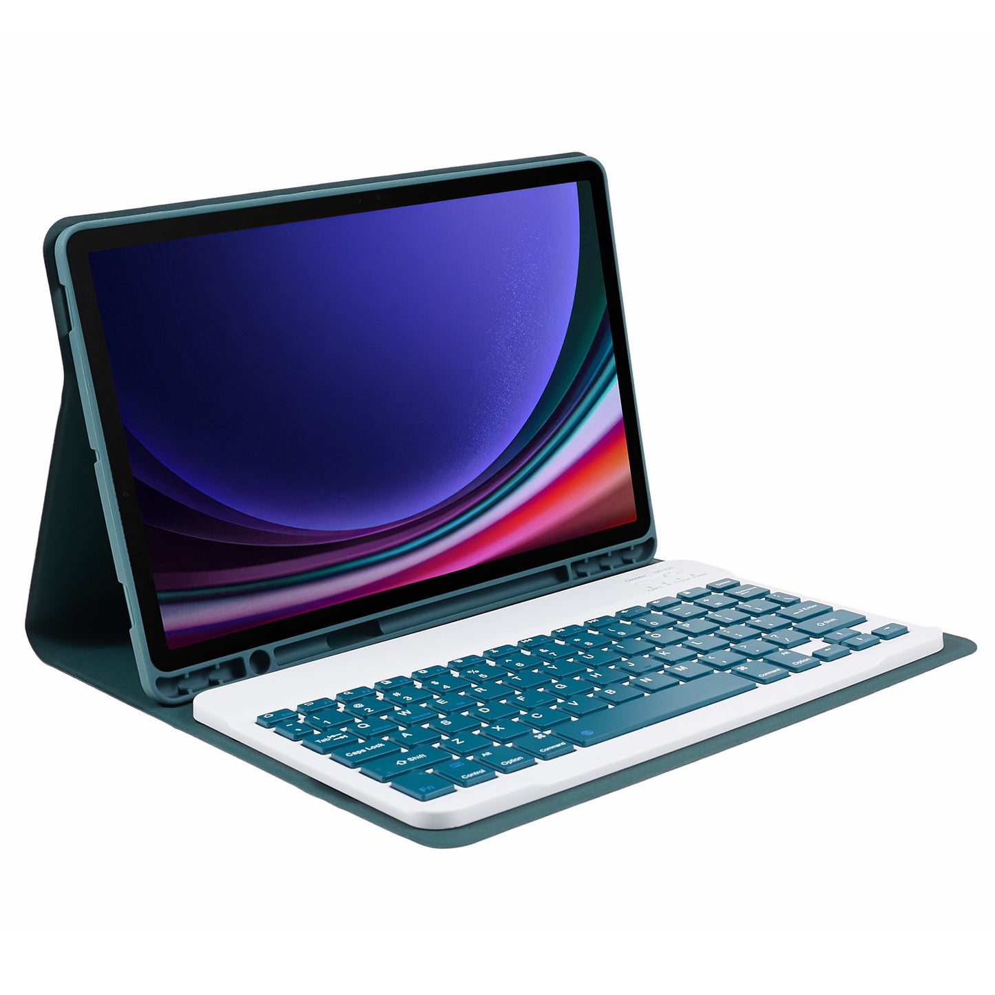 SK-X710 For Samsung Galaxy Tab S9 (X710 / 716B / 718U) Slim Bluetooth Keyboard Anti-Drop PU+PC Tablet Case