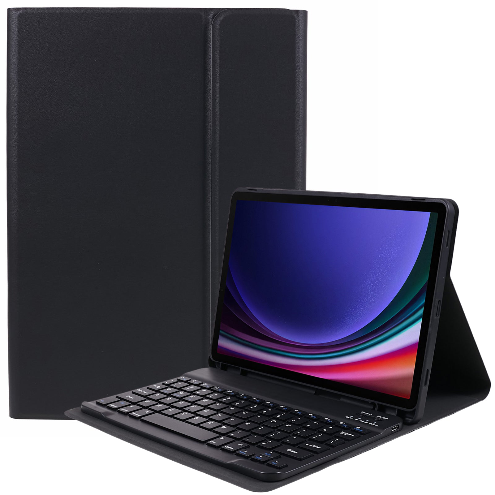 SK-X710 For Samsung Galaxy Tab S9 (X710 / 716B / 718U) Slim Bluetooth Keyboard Anti-Drop PU+PC Tablet Case