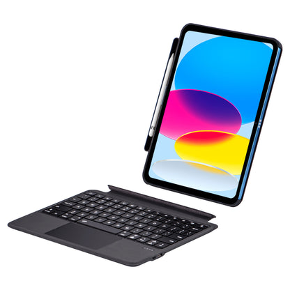 U8 Magnetic Detachable Bluetooth Keyboard for iPad 10.9 (2022) Tablet Stand Leather Case Ultra Slim with Touchpad