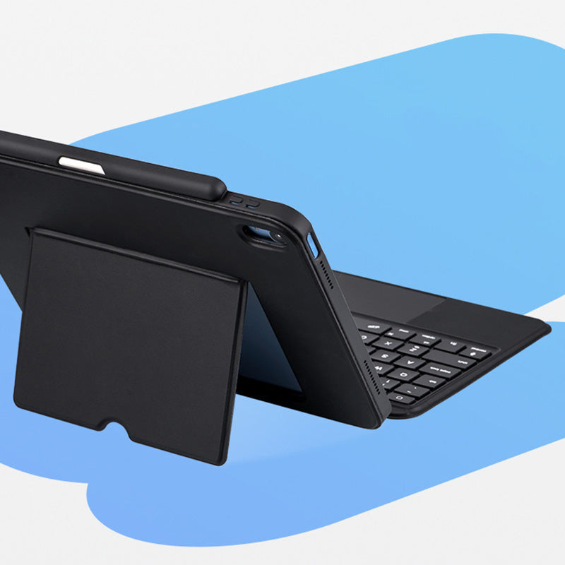 U8 Magnetic Detachable Bluetooth Keyboard for iPad 10.9 (2022) Tablet Stand Leather Case Ultra Slim with Touchpad