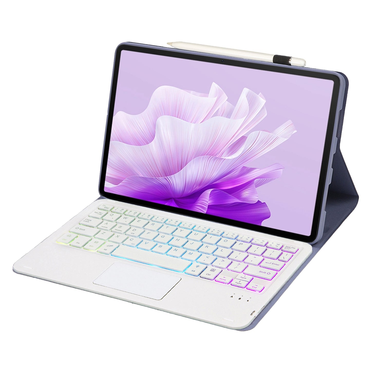 AH14-AS For Huawei MatePad Air 11.5 inch (2023) Detachable Bluetooth Keyboard Case with Touchpad 3 Colors Backlight