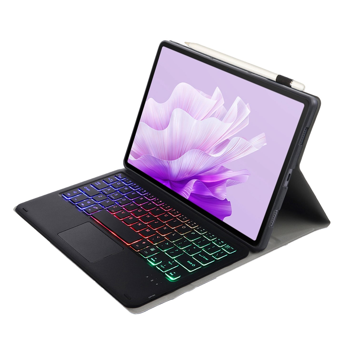 AH14-AS For Huawei MatePad Air 11.5 inch (2023) Detachable Bluetooth Keyboard Case with Touchpad 3 Colors Backlight