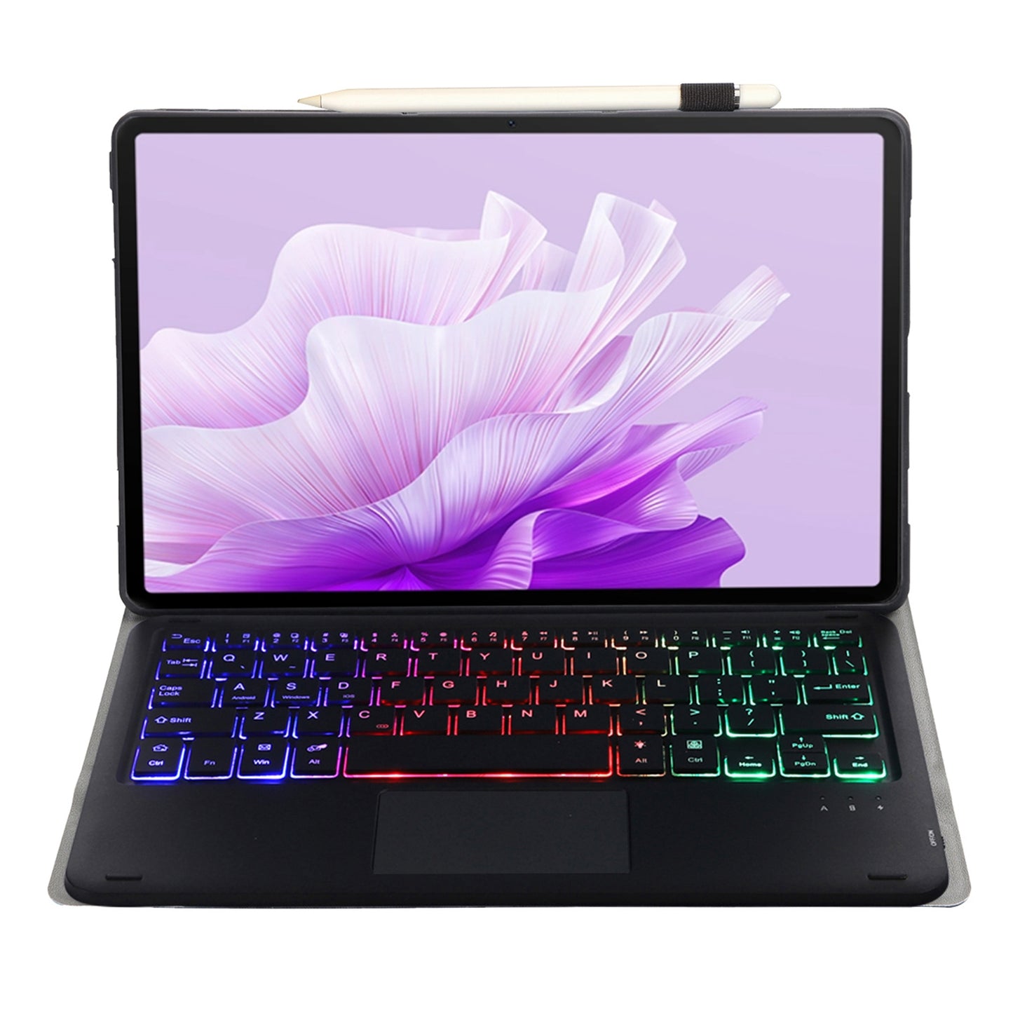 AH14-AS For Huawei MatePad Air 11.5 inch (2023) Detachable Bluetooth Keyboard Case with Touchpad 3 Colors Backlight