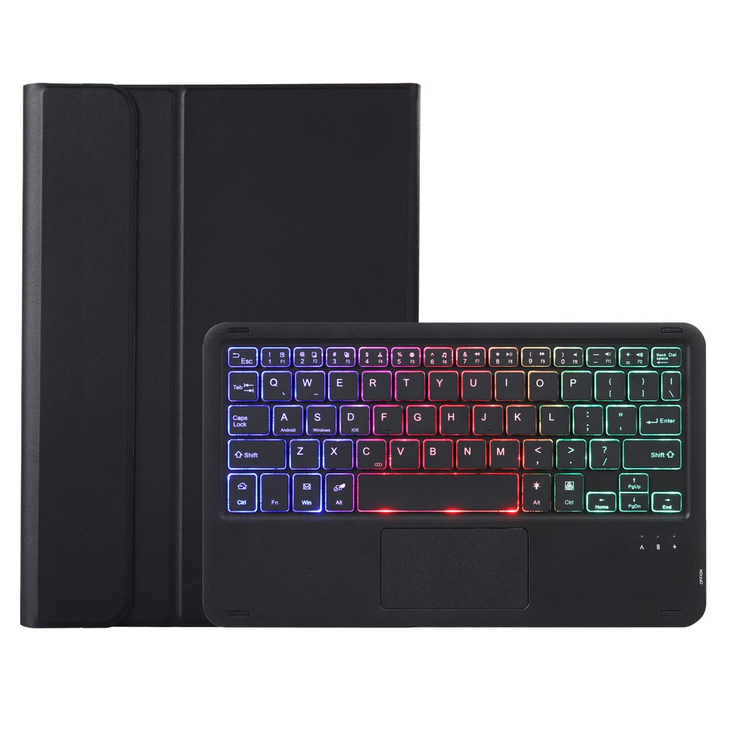 AH14-AS For Huawei MatePad Air 11.5 inch (2023) Detachable Bluetooth Keyboard Case with Touchpad 3 Colors Backlight