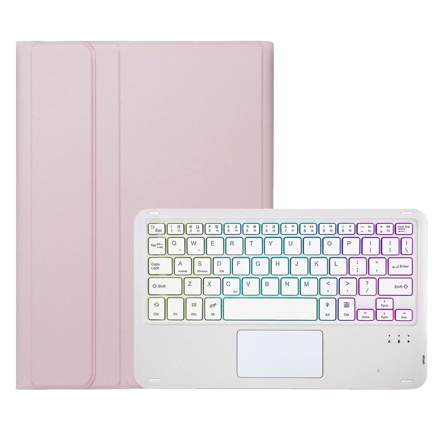 AH14-AS For Huawei MatePad Air 11.5 inch (2023) Detachable Bluetooth Keyboard Case with Touchpad 3 Colors Backlight