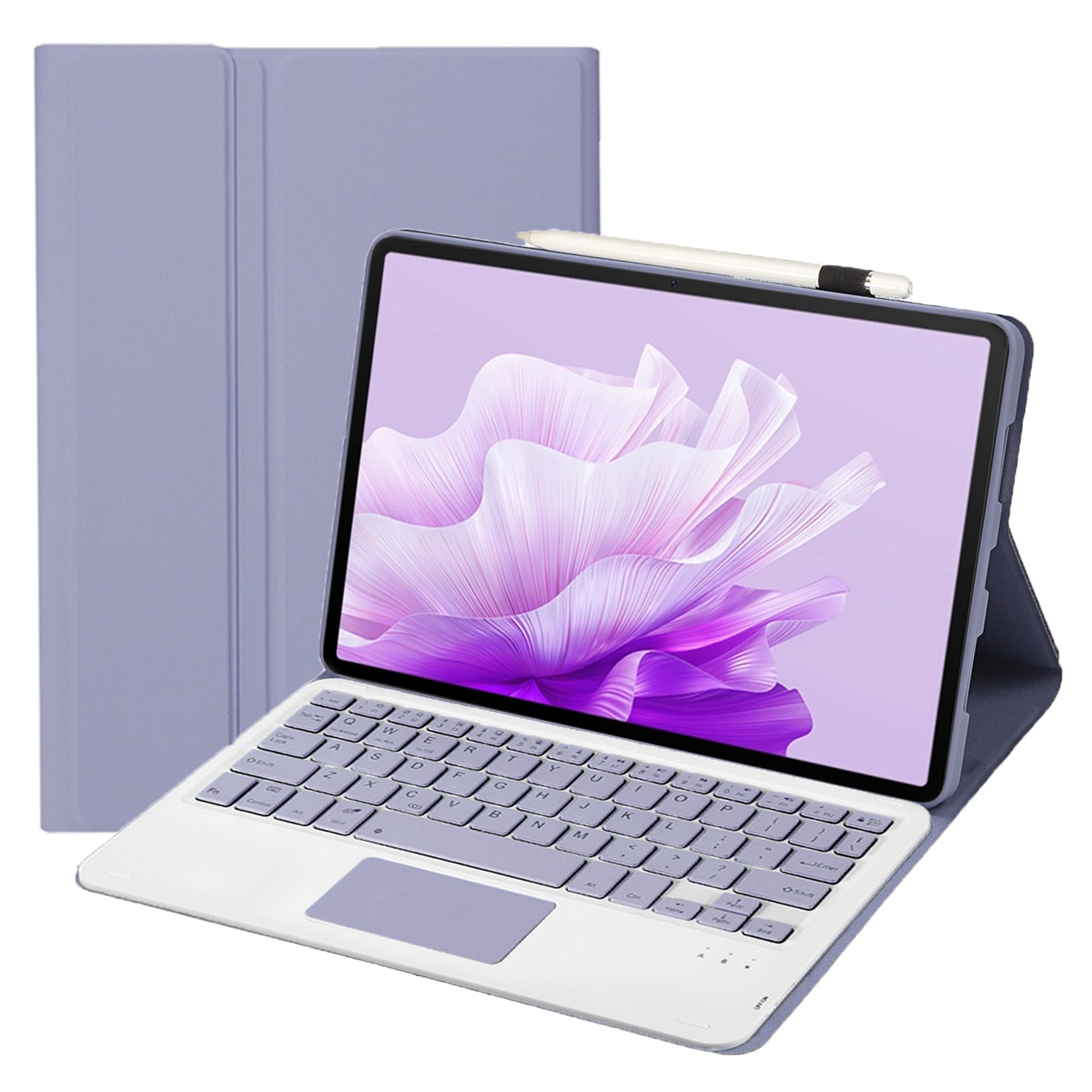 AH14-A For Huawei MatePad Air 11.5 inch (2023) Detachable Bluetooth Keyboard Tablet Case Stand with Touchpad Pen Holder