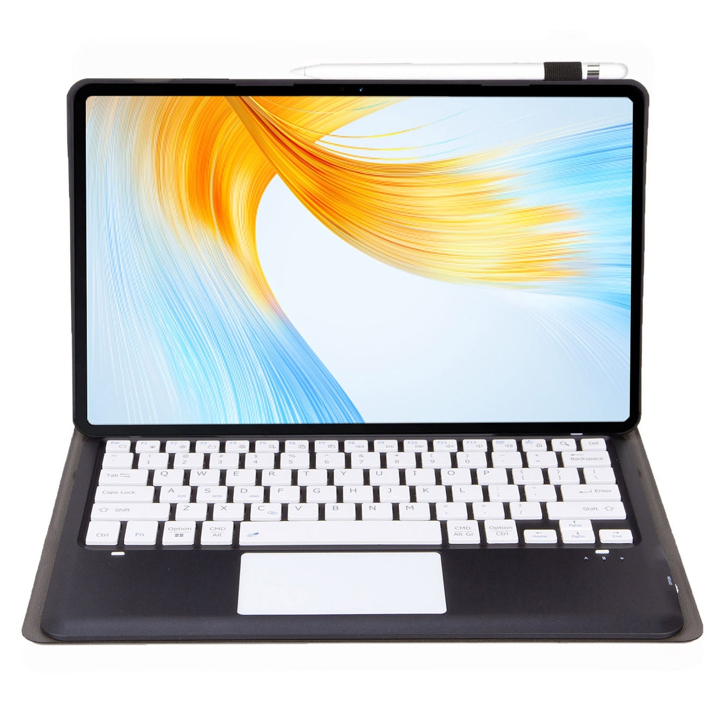 AH16-A For Honor MagicPad 13 Detachable Bluetooth Keyboard Smart Tablet Case with Touchpad Pen Loop