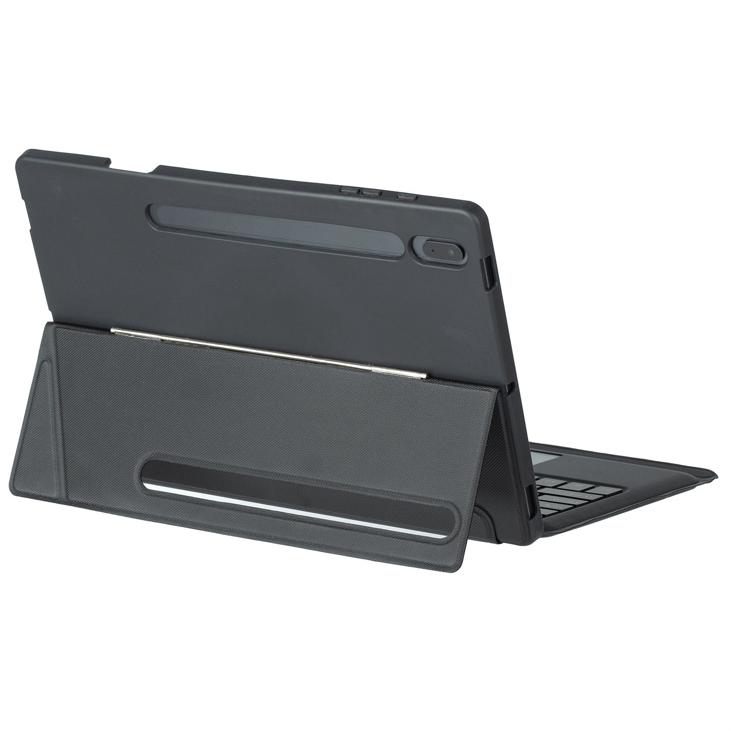 T970B-AS for Samsung Galaxy Tab S7+ T970  /  S7 FE T730  /  S8+ X800 Detachable Bluetooth Keyboard Smart Tablet Case with Touchpad  /  Backlight